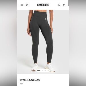 Gymshark Green Marl Tall Vital Seamless Leggings